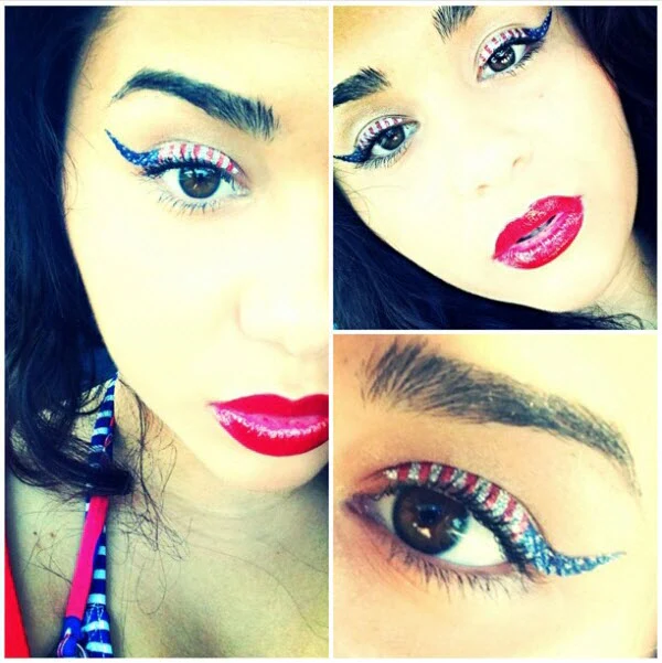American Flag Glitteratti Violent Eyes (8 Eye Tattoos) - Image 4