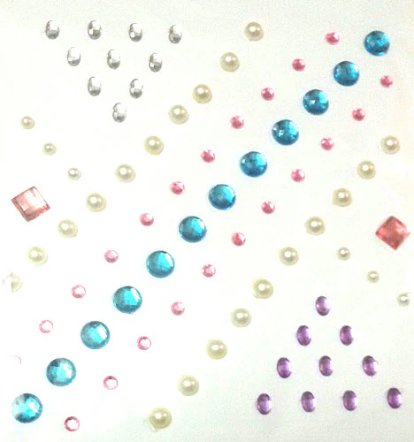 Big Gems - Blue And Pearls