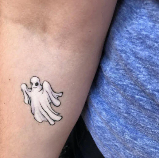 Black Eyed Ghost Tattoo - Image 2