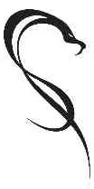 Black Tribal Snake Tattoo