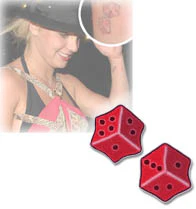 Britney Spears - Dice Tattoo - Image 2