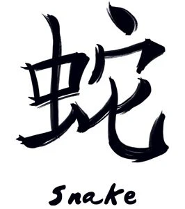 Chinese Zodiac Snake Tattoo