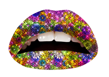 Daisy Glitteratti Violent Lips (3 Lip Tattoo Sets) - Image 2