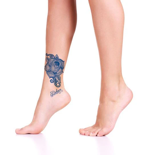 Delft Blue Rose Tattoo - Image 2