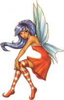 Fairy Red/White Legging Tattoo