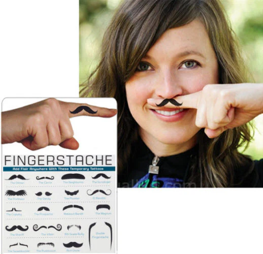 Fingerstache