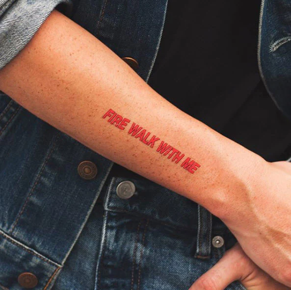Fire Walk With Me - Tattoonie - Image 3