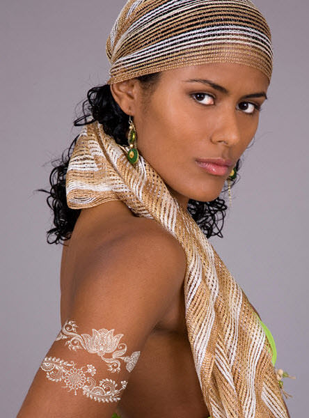 Floral Silver Tattoos - Image 2