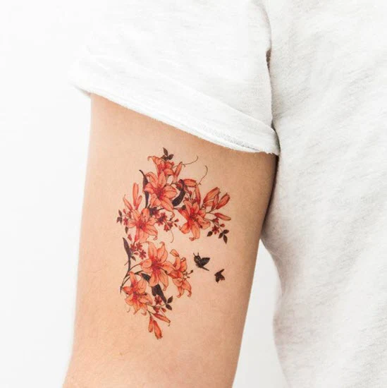 Flower Branch - Tattoonie (2 Tattoos) - Image 2