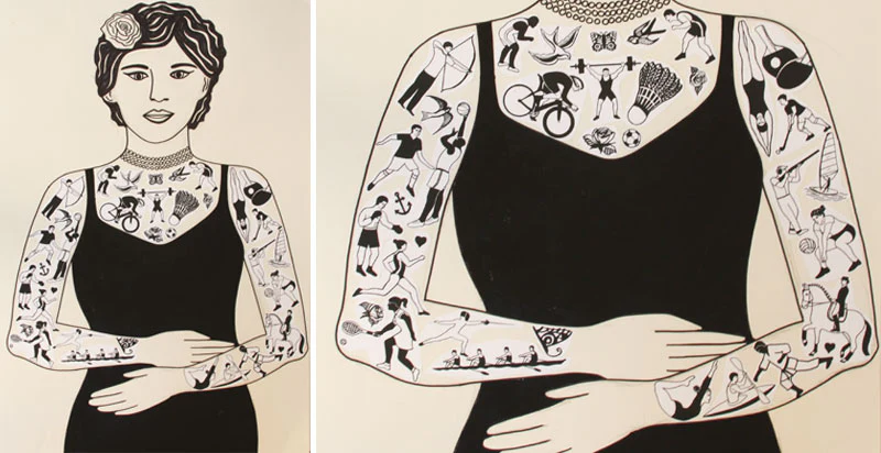 Football Tennis - Lydia Leith (4 Tattoos) - Image 2