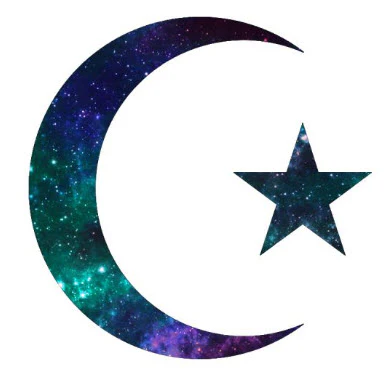 Galaxy Moon Tattoo