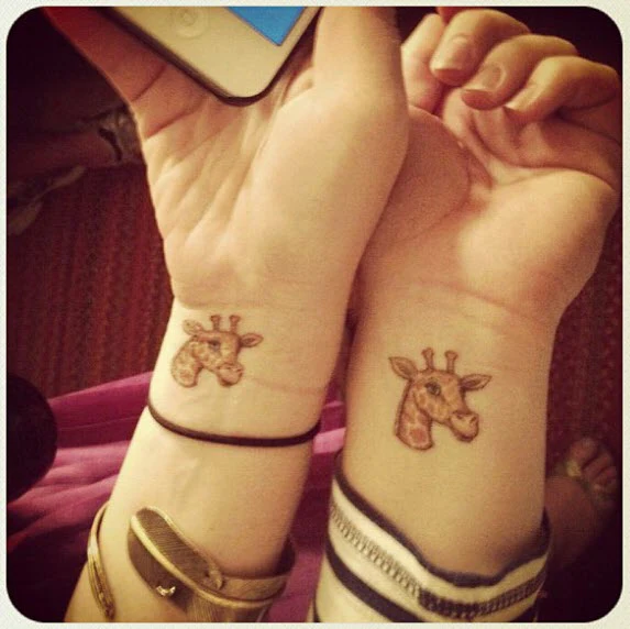 Giraffe Head Tattoo - Image 3