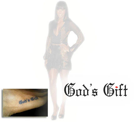 Kelly Rowland - God's Gift Tattoo - Image 2