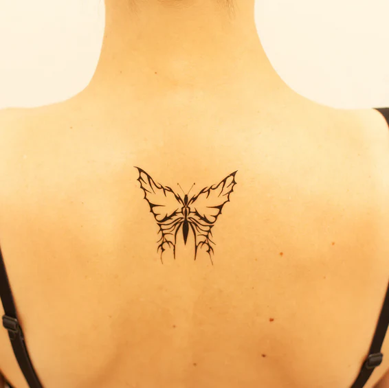 Tribal Butterfly Temporary Tattoo - Tattoonie