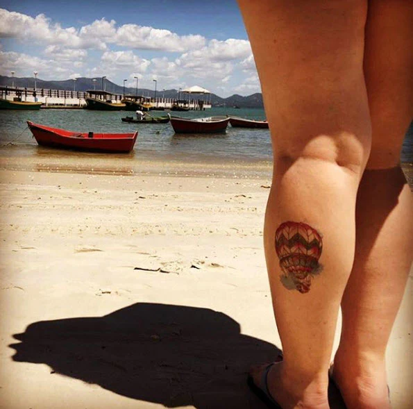 Large Hot Air Balloon Tattoo - Image 4