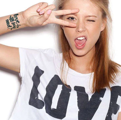 Love Is All You Need Tattoo - Image 2