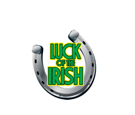 Luck of the Irish Horseshoe Temporary Tattoo - Image 2