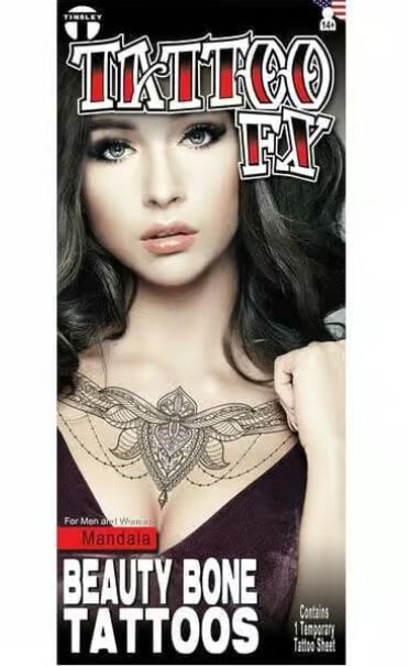 Mandala Beauty Bone Tattoo FX - Image 2