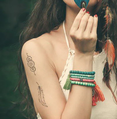 Minimalist Flower Tattoo - Image 2