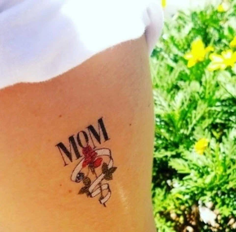 Mom Rose Tattoo - Image 4