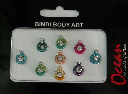 Multi Colored Tilak Bindis (9 Bindis) - Image 2