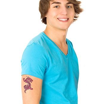 Mythical Red Dragon Tattoo - Image 2