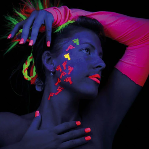 Neon Face & Body Paint Stargazer 10ml - Magenta - Image 4