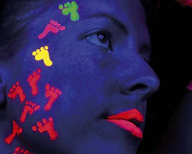 Neon Face & Body Paint Stargazer 10ml - Turquoise - Image 3