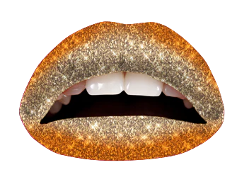 Orange Spice Glitteratti Mix Violent Lips (3 Lip Tattoo Sets) - Image 3