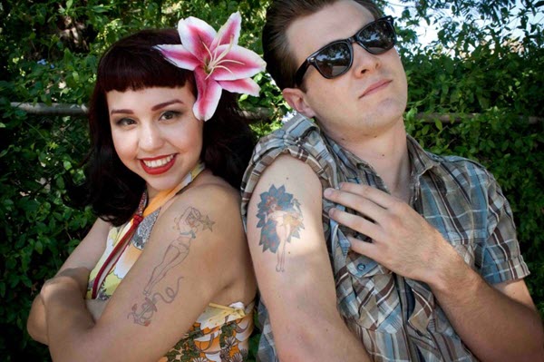 Peacock Pinup Tattoo - Image 2