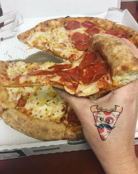Pizza Work Tattoo - Image 3