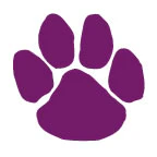 Purple Paw Tattoo