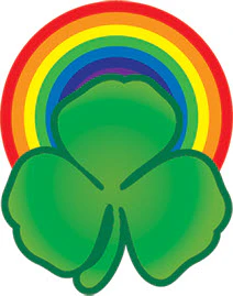 Rainbow & Clover Tattoo