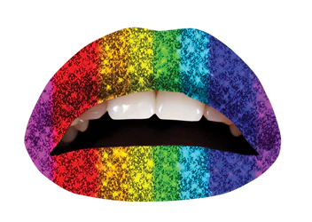 Rainbow Glitteratti Violent Lips