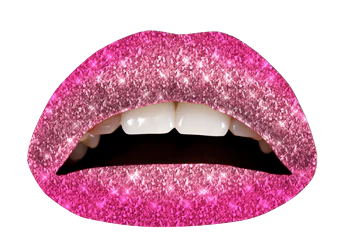 Raspberry Swirl Glitteratti Mix Violent Lips (3 Tattoo Sets) - Image 3