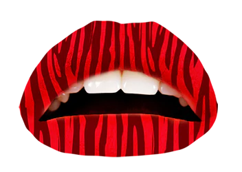 Red Zebra Violent Lips