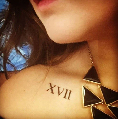 Roman Numeral 18 (Eighteen) Tattoo (3 tattoos) - Image 4
