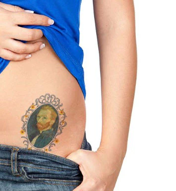 Self Portrait - Vincent Van Gogh Tattoo - Image 2