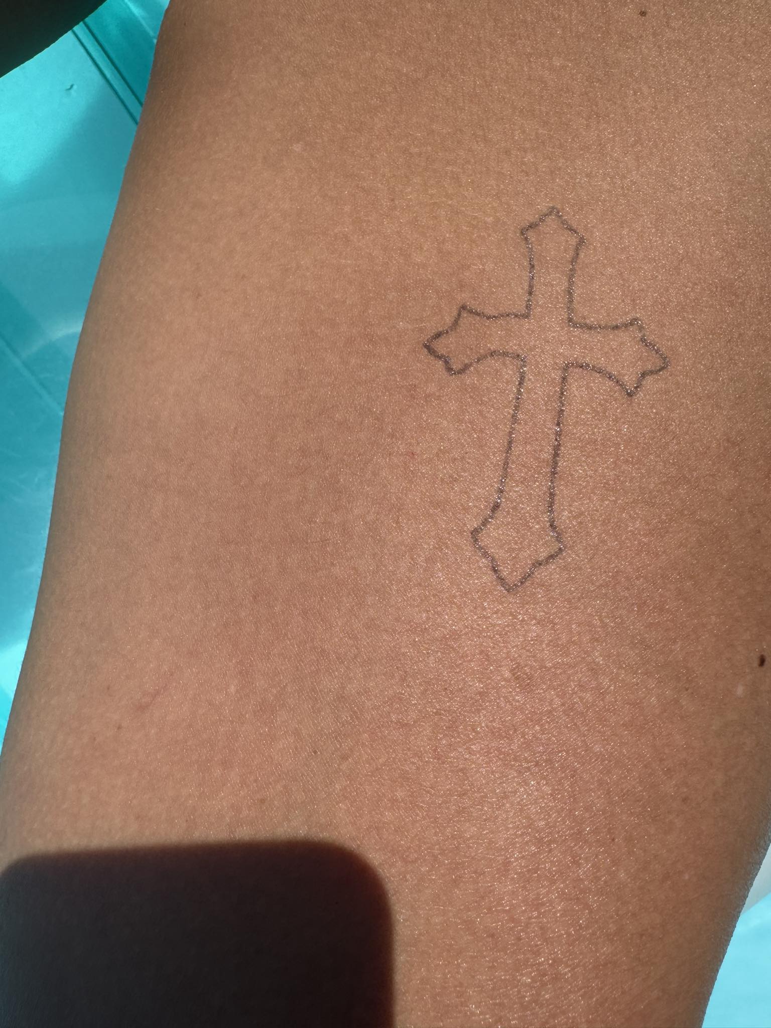 Semi-Permanent Tattoo - Celtic Cross