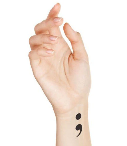 Semicolon Tattoo (2 tattoos) - Image 2