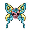 Skull Butterfly Tattoo