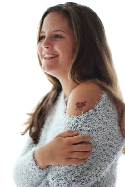 Small Forever Heart Tattoo - Image 3