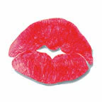 Small Kiss Lips Tattoo