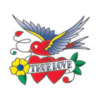 Small True Love Bird Tattoo