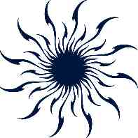 Sun Sickle Tattoo