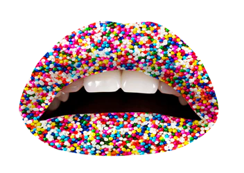 The Candy Dots Violent Lips (3 Lip Tattoo Sets) - Image 3