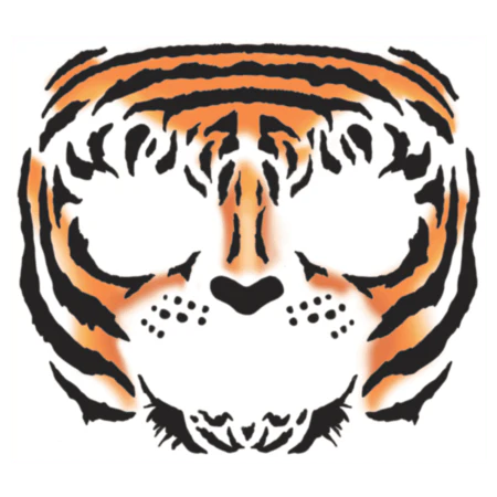 Tiger Facial Tattoo Kit - Image 2