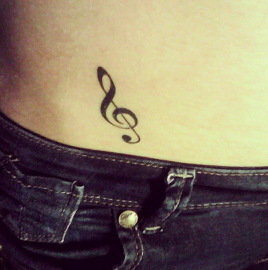Treble Clef Tattoo - Image 2
