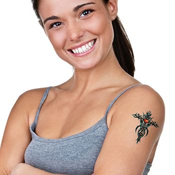 Tribal Cross Tattoo - Image 2