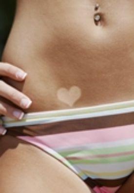 Triple Heart Tantoos (20 Sun Tan Stickers) - Image 2